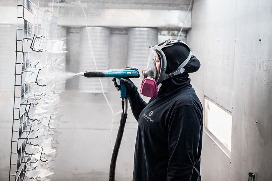 Employé qui peinture
