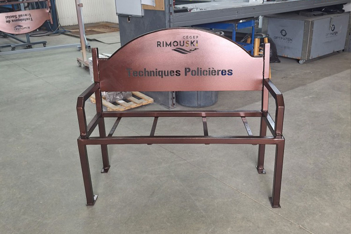banc métal